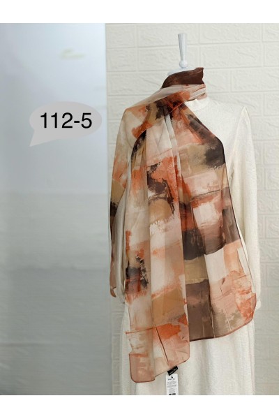 112 -5 Geometrik Desenli Şal  