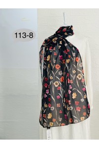 113 -8 Çiçek Desenli Şal 