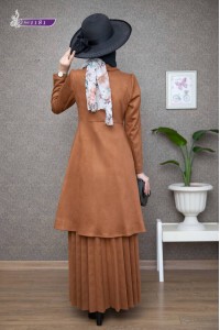 1181 Süet Kap - Taba