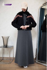 1240 Spor Takım (4mevsim) - Gri-Siyah