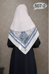 507-2 Şifon Krep Eşarp (125 cm)