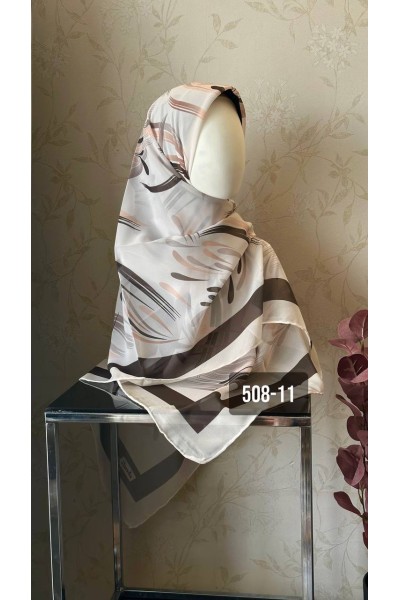 508-11 Şifon Krep Eşarp (130 CM)