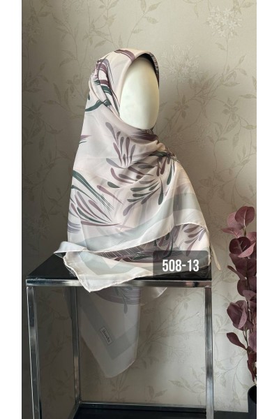 508-13 Şifon Krep Eşarp (130 CM)