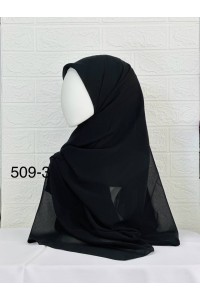 509-3 Şifon Krep Eşarp (125 CM)
