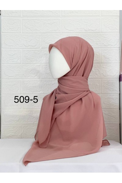 509-5 Şifon Krep Eşarp (125 CM)