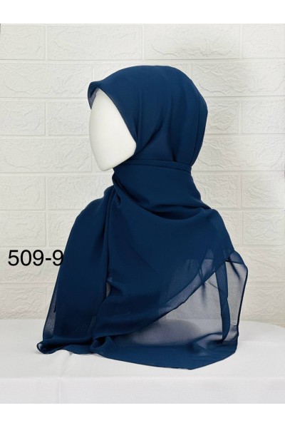 509-9 Şifon Krep Eşarp (125 CM) 
