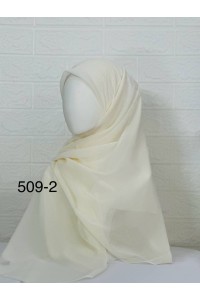 509-2 Şifon Krep Eşarp (125 CM)