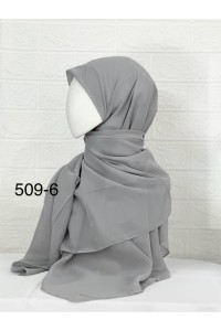 509-6 Şifon Krep Eşarp (125 CM)