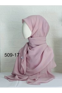 509-17 Şifon Krep Eşarp (125 CM)