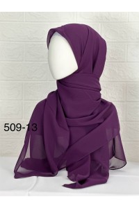 509-13 Şifon Krep Eşarp (125 CM)
