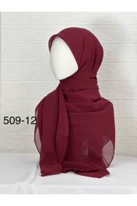 509-12 Şifon Krep Eşarp (125 CM)