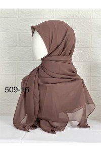 509-15 Şifon Krep Eşarp (125 CM)
