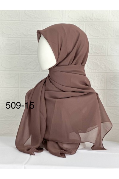 509-15 Şifon Krep Eşarp (125 CM)