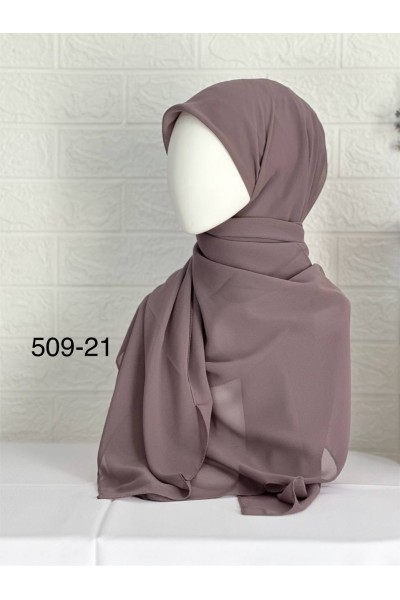 509-21 Şifon Krep Eşarp (125 CM) 