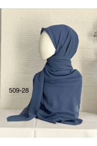509-28 Şifon Krep Eşarp (125 CM)