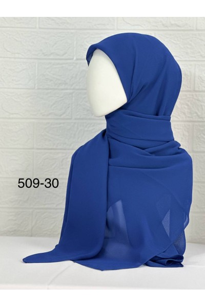 509-30 Şifon Krep Eşarp (125 CM) 