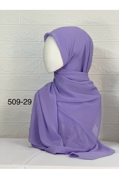 509-29 Şifon Krep Eşarp (125 CM) 