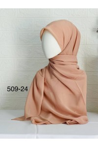 509-24 Şifon Krep Eşarp (125 CM)