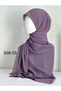 509-33 Şifon Krep Eşarp (125 CM)