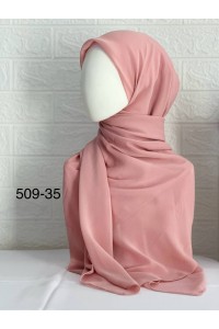 509-35 Şifon Krep Eşarp (125 CM)