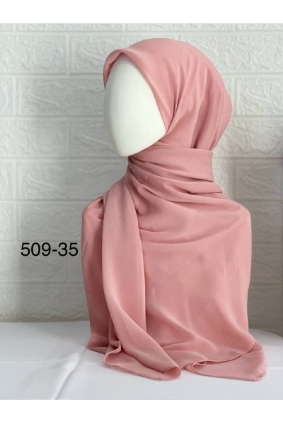 509-35 Şifon Krep Eşarp (125 CM)