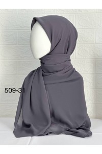 509-31 Şifon Krep Eşarp (125 CM)